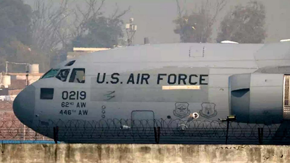 US Deportation Another Plane carrying illegal immigrants from America intelligence agencies in Amritsar