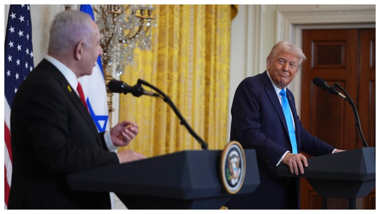 donald trump gaza plan praise by israel pm benjamin netanyahu said it could change history