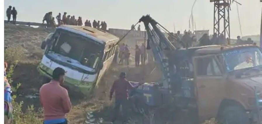 A major accident happened on Jaipur-Bikaner highway
