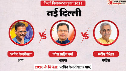 Delhi Assembly Election 2025 Voting Updates Hot Seats Vote Percentage AAP Congress BJP News in Hindi