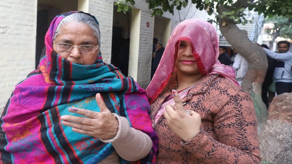 Delhi Election 2025 Photos Enthusiasm for voting among young and old voters