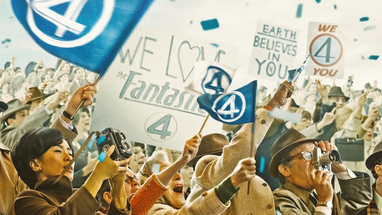 Fantastic four first steps poster not created with ai marvel studio says this one is real poster