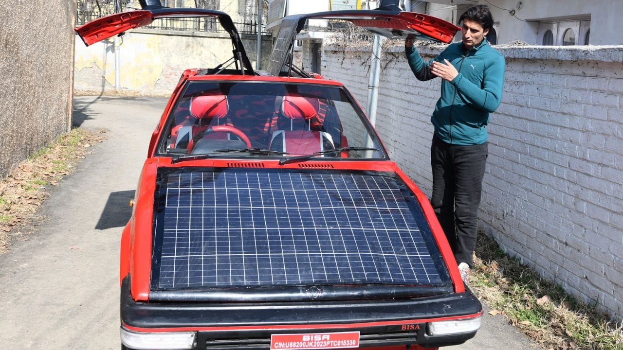 Photos: India's first high-tech solar car ready to hit the roads, Srinagar teacher makes unique invention