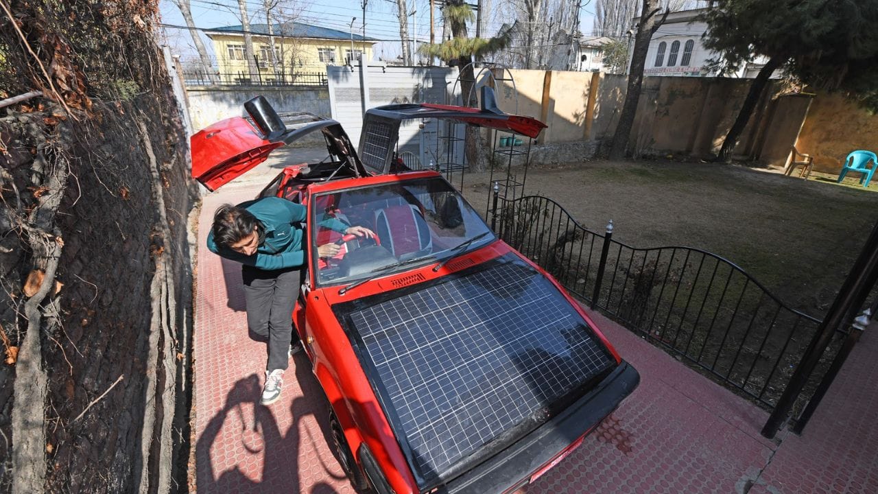Photos: India's first high-tech solar car ready to hit the roads, Srinagar teacher makes unique invention