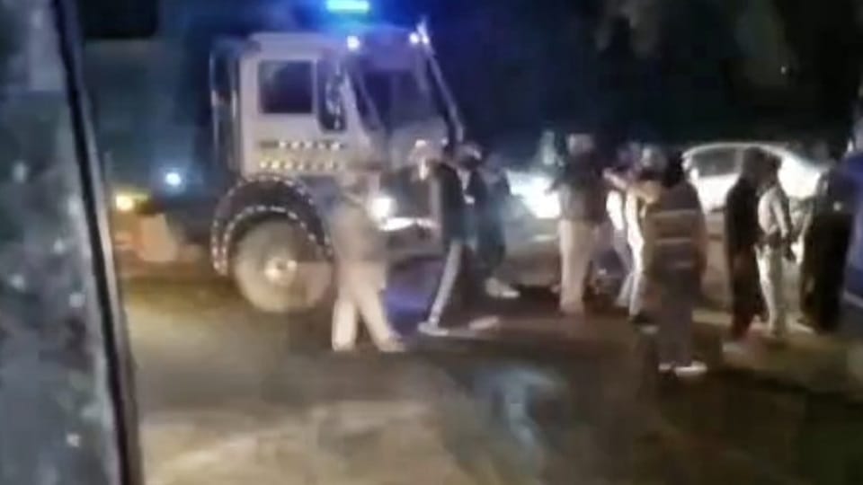 accident in ambala man died