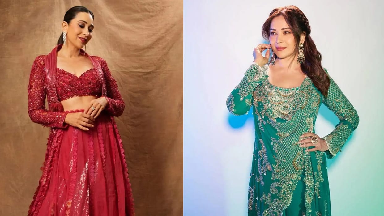 hairstyle with indo western dress for wedding