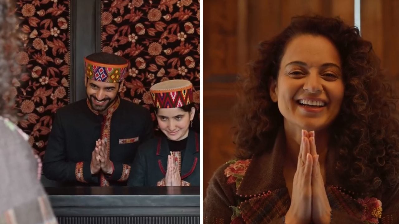 kangana ranaut shares first glimpse of the mountain story cafe in himalayas cosy interiors outdoor view
