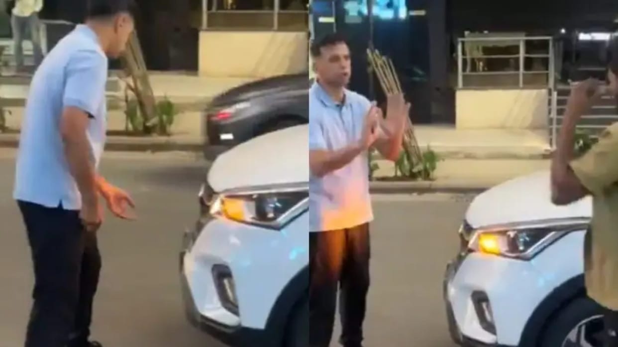 Rahul Dravid Car Suffers Collision With Auto In Bengaluru, Heated Argument Video between Dravid-Driver