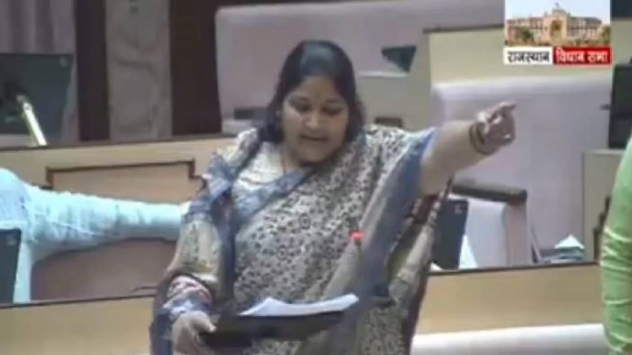 Ruckus over MLA Indira Meena allegation Is this Rising Rajasthan How many firms of CM son included in tender