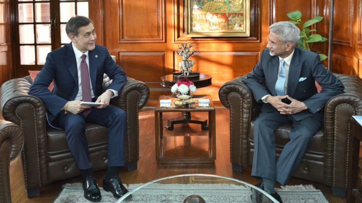 EAM S Jaishankar meet SCO Secretary General Nurlan Yermekbayev in Delhi