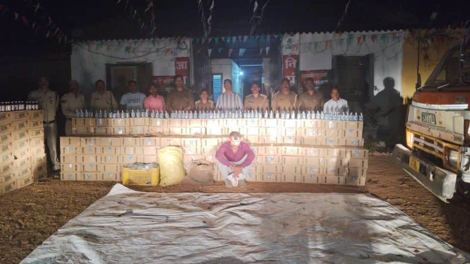 शराब जब्त