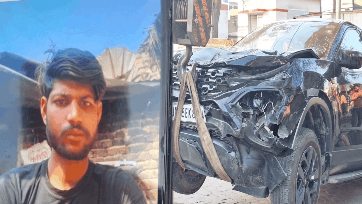 Two road accidents and Two people died in hathras