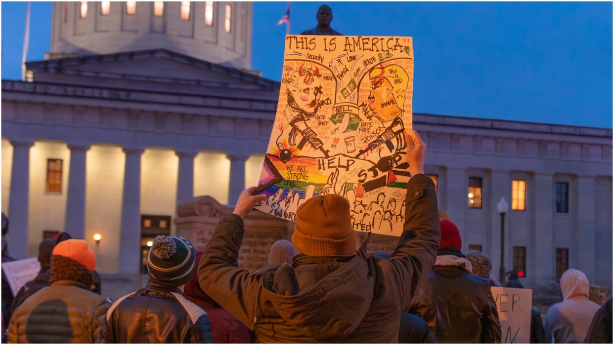 Protest against President Trump in America, anger among people regarding Elon Musk and Project 2025