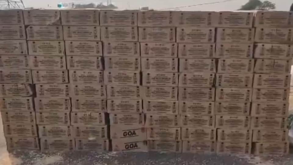 अवैध शराब जब्त