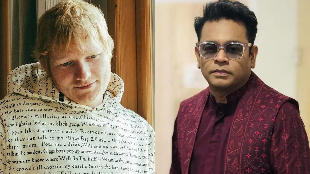 AR Rahman Join Singer Ed Sheeran Chennai Concert Perform Hit Song For Audience