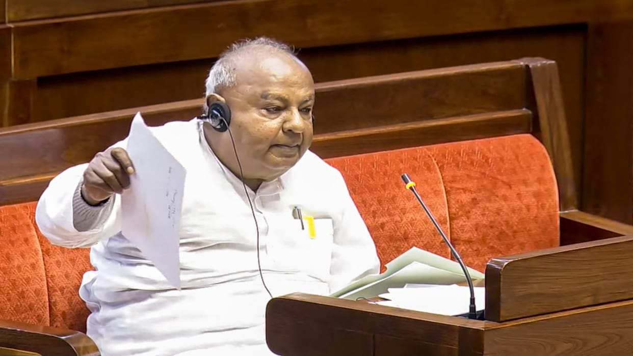 former PM Deve Gowda reached Rajya Sabha, said- Government should establish Jackfruit Board in South India