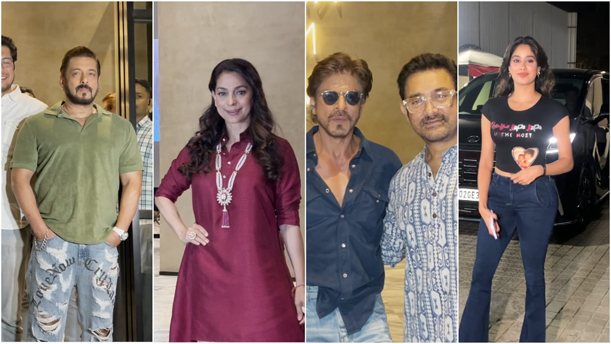 Loveyapa special screening junaid khan aamir khan shahrukh khan salman khan and other stars attend event