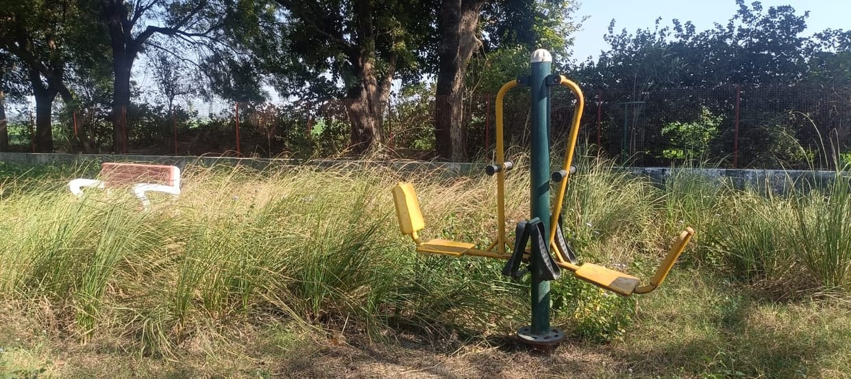 The plight of Semarjhal village playground closed for years the gym equipment has also become dilapidated