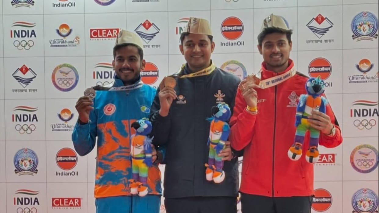 National Games Shooter Neeraj beats Olympic medalist Swapnil Deepika-Juyel become champions in archery