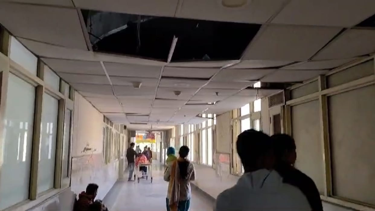 The building of Panipat Civil Hospital worth Rs 42 crore has become dilapidated after six years, no budget is