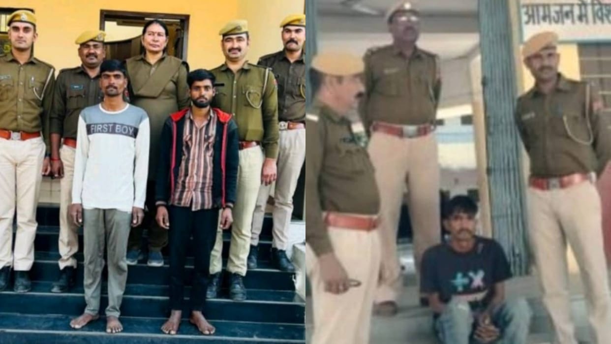 Sirohi News Theft in temple and closed house revealed three accused arrested one minor detained