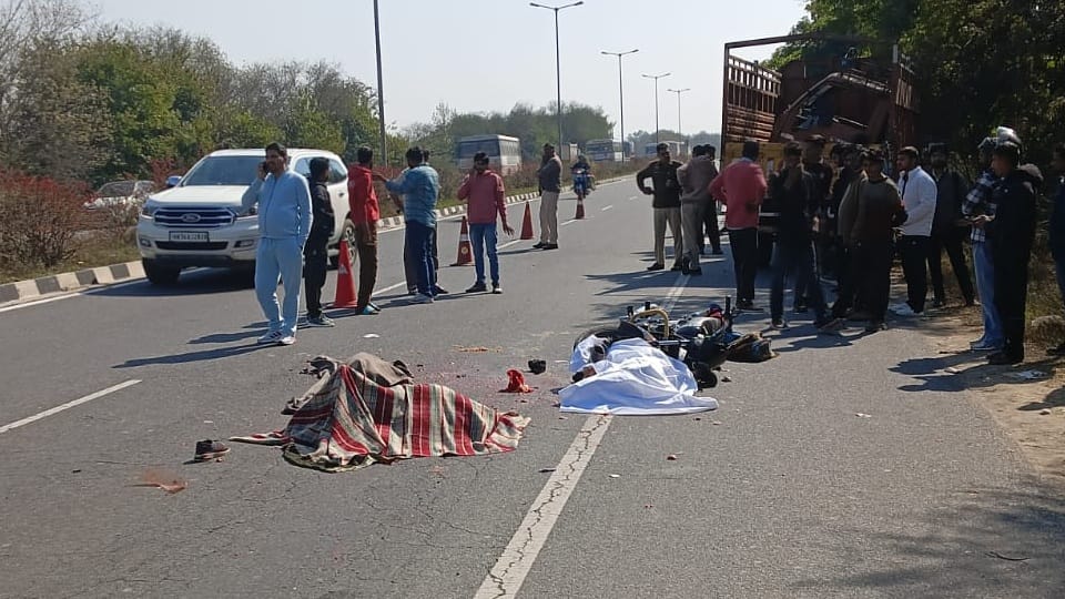 Three family members dies in road accident in Hisar
