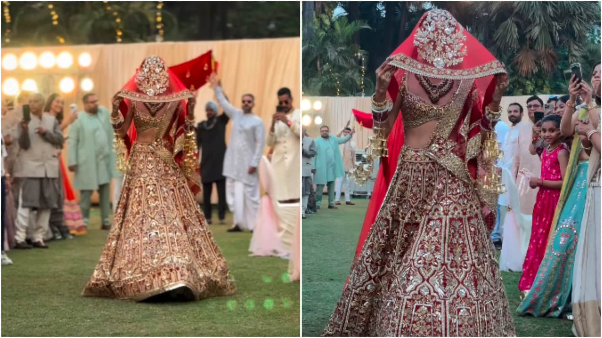 Priyanka Chopra Brother Wedding viral Videos actress takes balaiya of neelam nick jonas hold aarti thali
