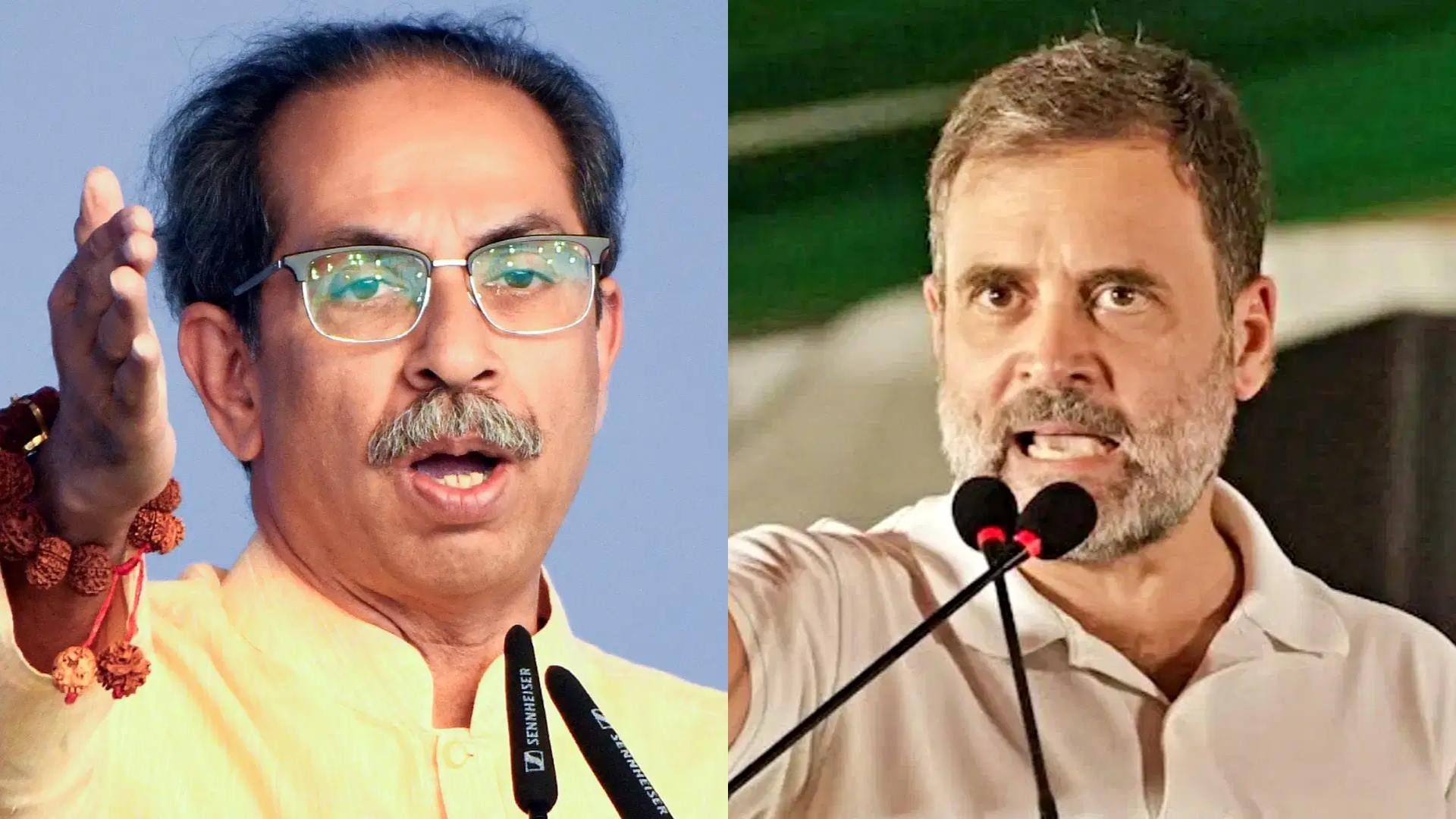उद्धव ठाकरे और राहुल गांधी