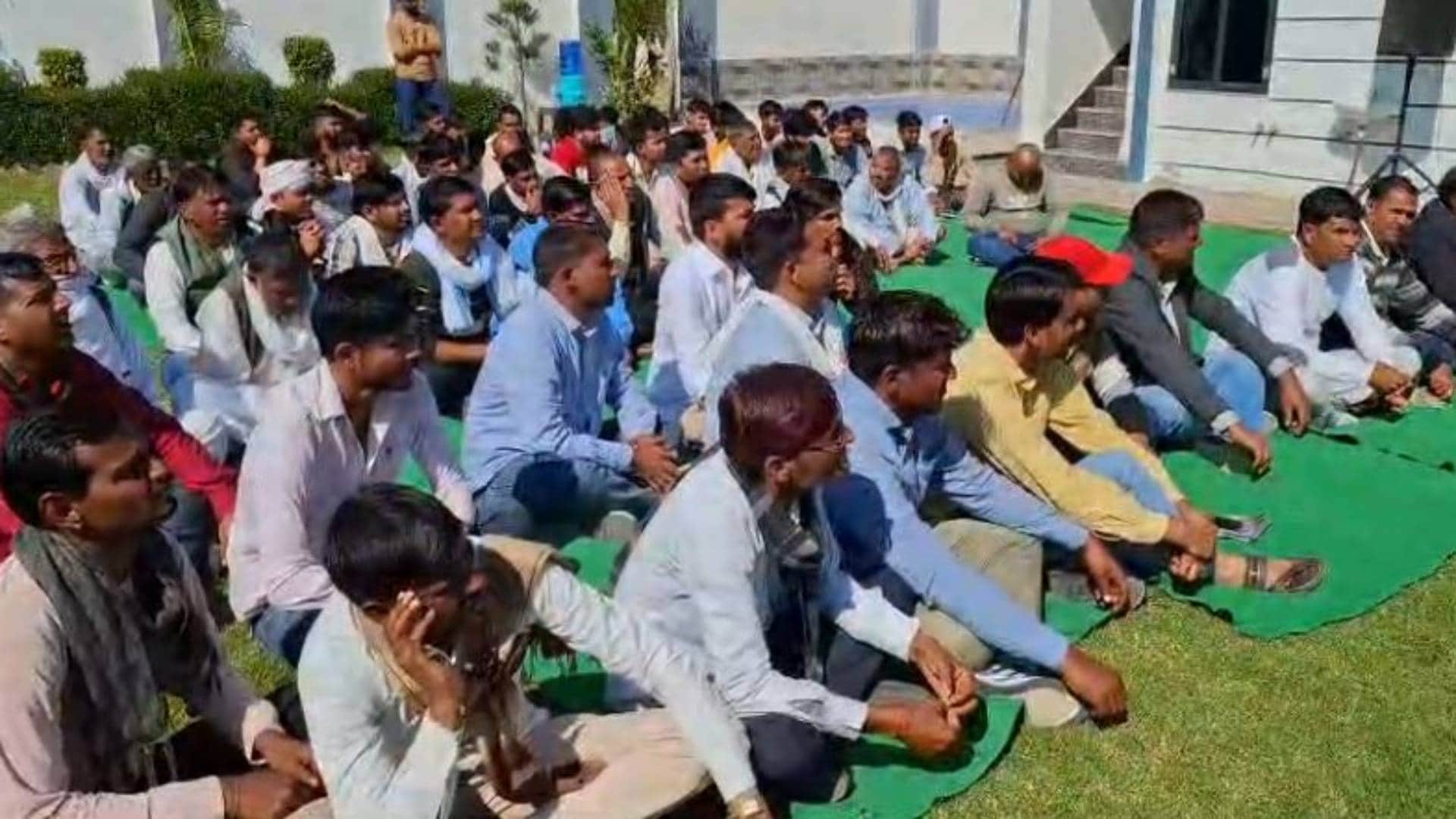 नरेश मीणा के समर्थक