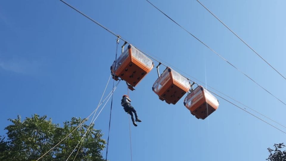 Mathura: Ropeway in Barsana malfunctions, brakes fail