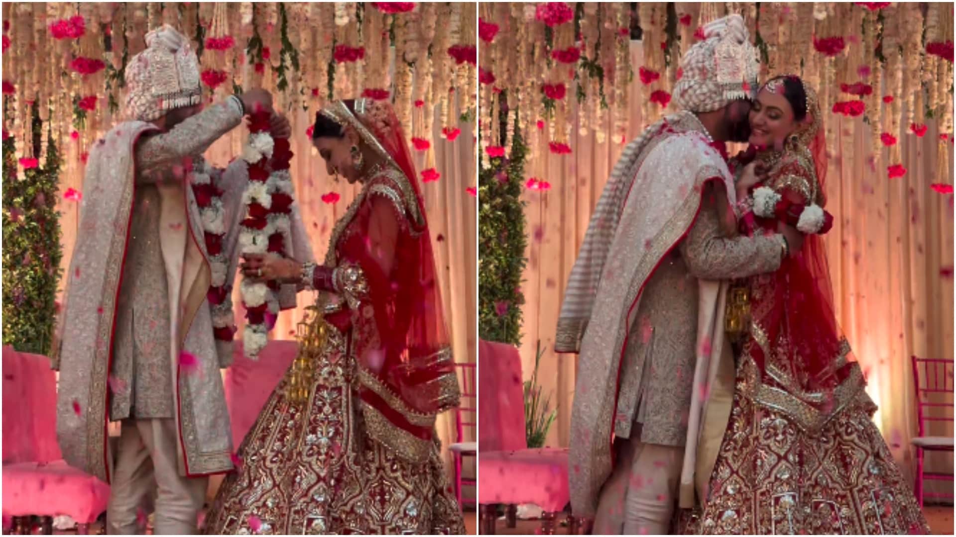 Priyanka Chopra Brother Wedding viral Videos actress takes balaiya of neelam nick jonas hold aarti thali