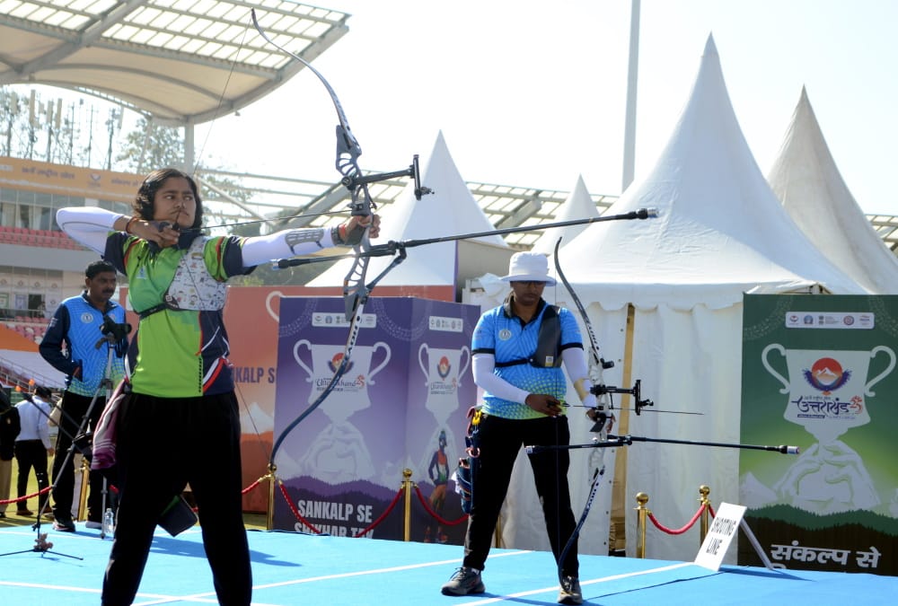 National Games 2025 Recurve archery concluded with a bang, Jual Sarkar and Deepika aim for gold