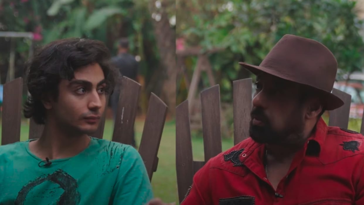 Salman khan scolds his nephew arhaan khan on his podcast for not fluent in hindi