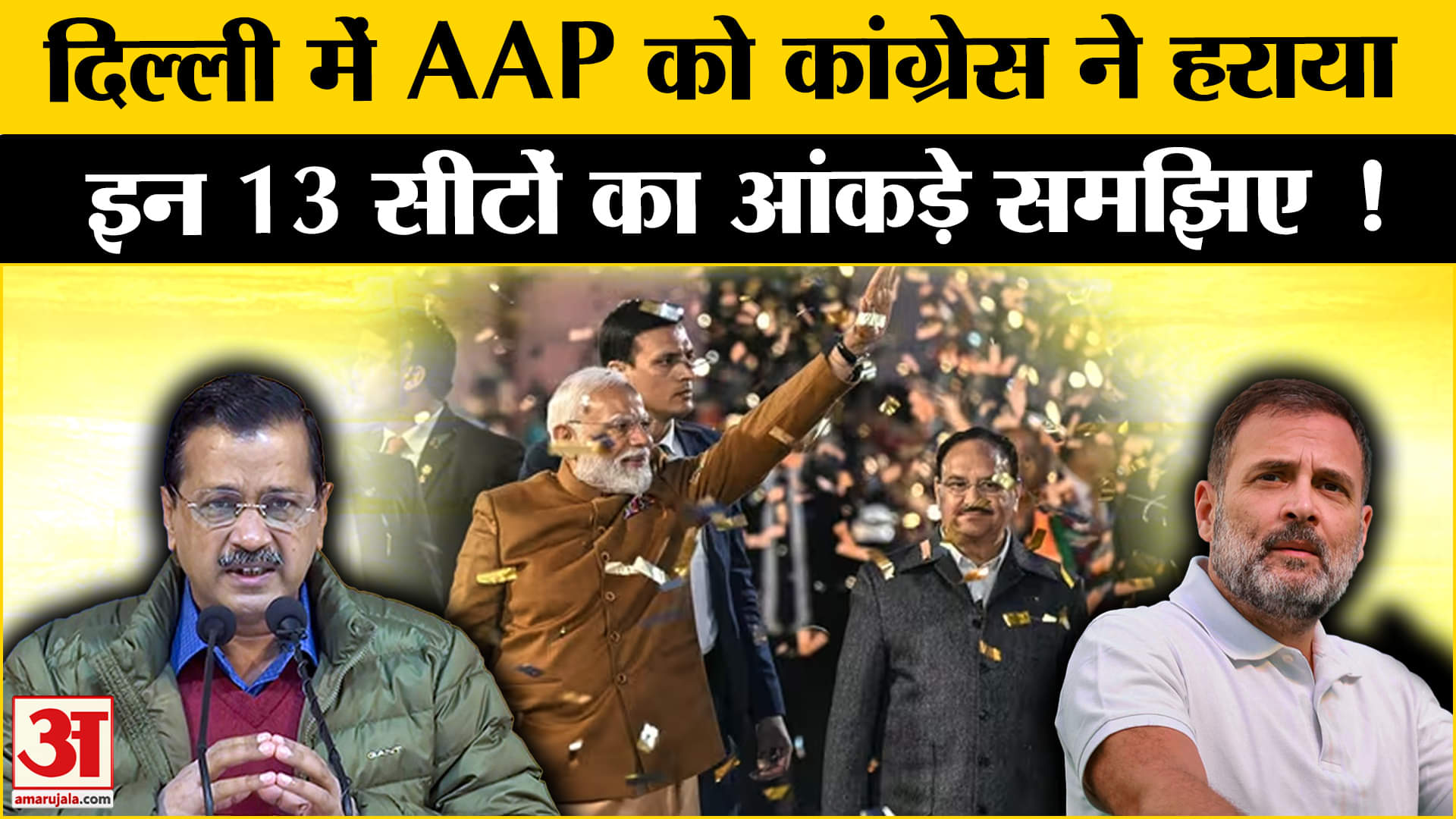 Delhi Election Results 2025: दिल्ली में कांग्रेस ने किया AAP का इन सीटों पर खेल खराब समझिए पूरा समीक
