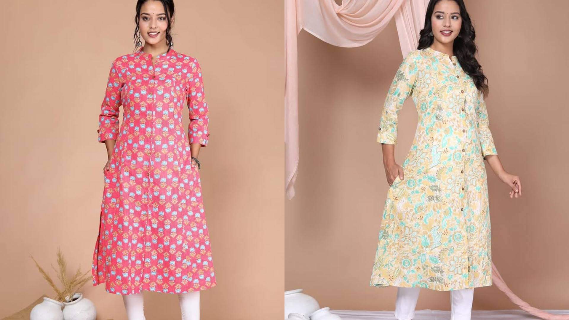 Kurti For Skinny Girls If You Can Not you wear ethnic dress Try these A line and Anarkali kurtis disprj