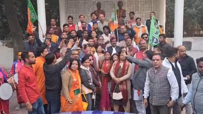 Election Delhi BJP : Celebration in Bihar news BJP victory in delhi election result