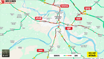 traffic congestion in mahakumbh Prayagraj-bound vehicles stopped in Madhya Pradesh