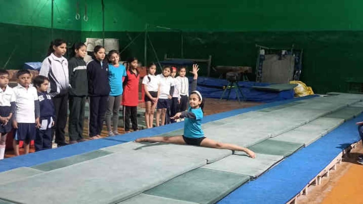 District level team selected for gymnastics competition, these players participated