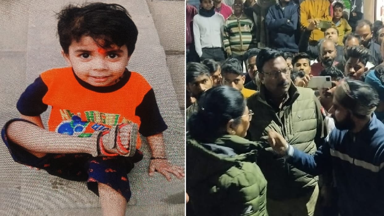 Three year old innocent boy falls into open drain in Hapur dies