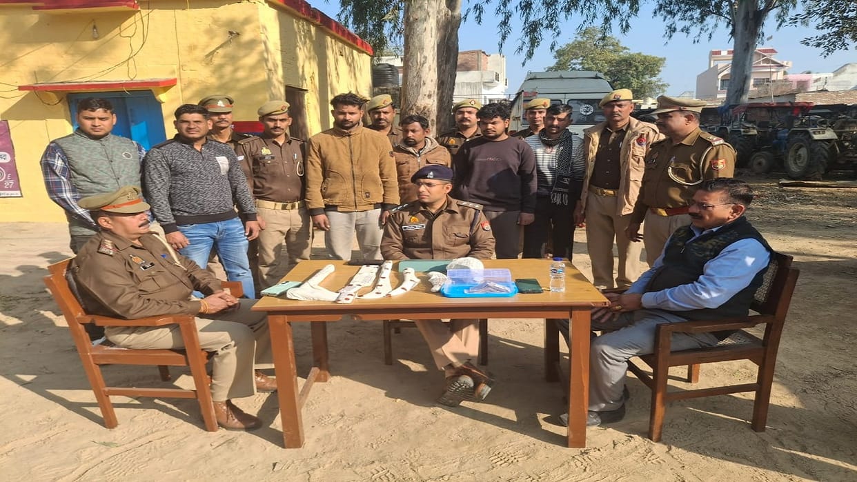 Police caught four accused of meat smuggling in encounter in Bareilly