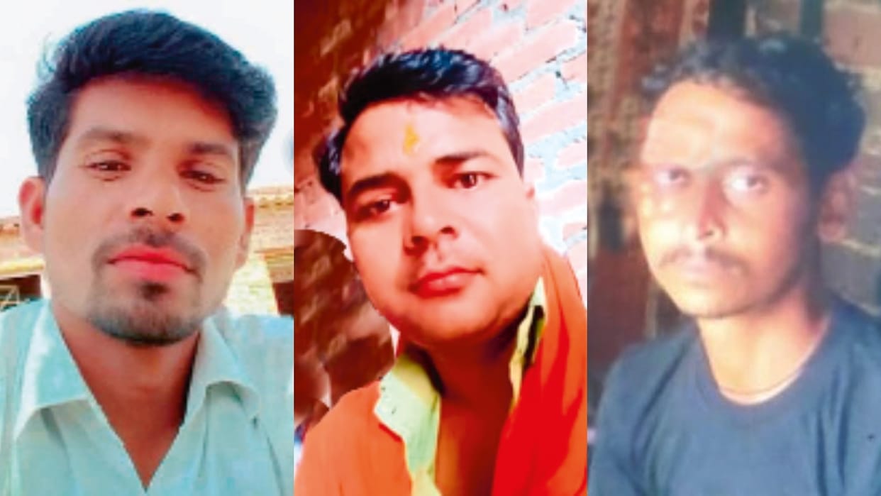 Three people riding on bike without helmet, all three died after colliding with a car