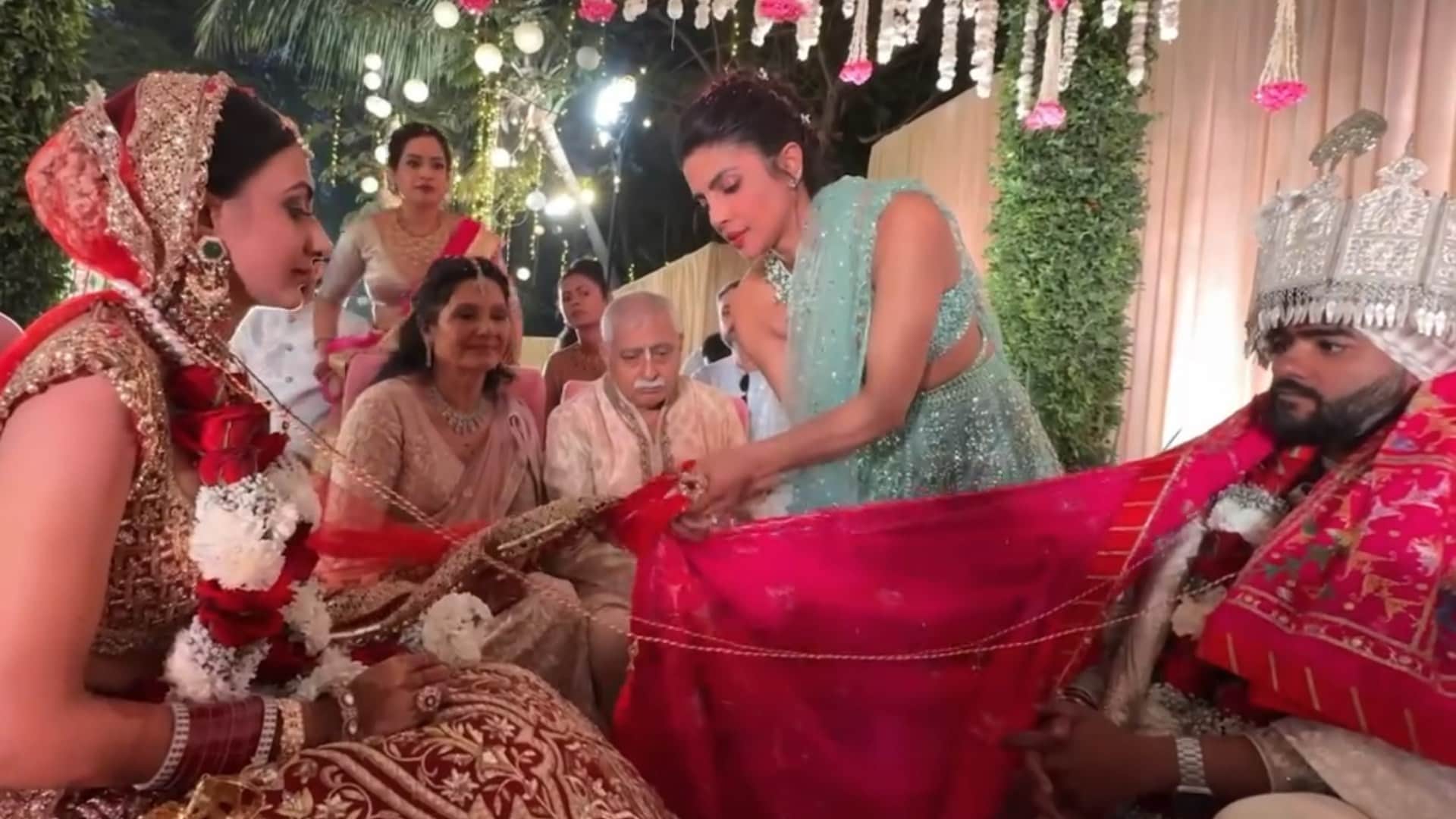 Priyanka chopra Shares Siddharth Chopra Neelam Upadhyay Wedding Unseen Photos and Videos
