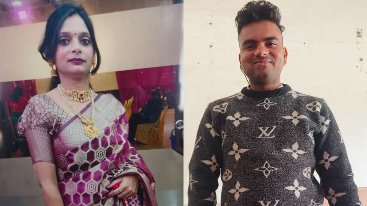 woman and man died in road accident unknown vehicle hit them on highway in Shahjahanpur