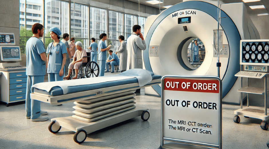 indore news MY Hospital MRI CT Scan issues health ayushman bharat