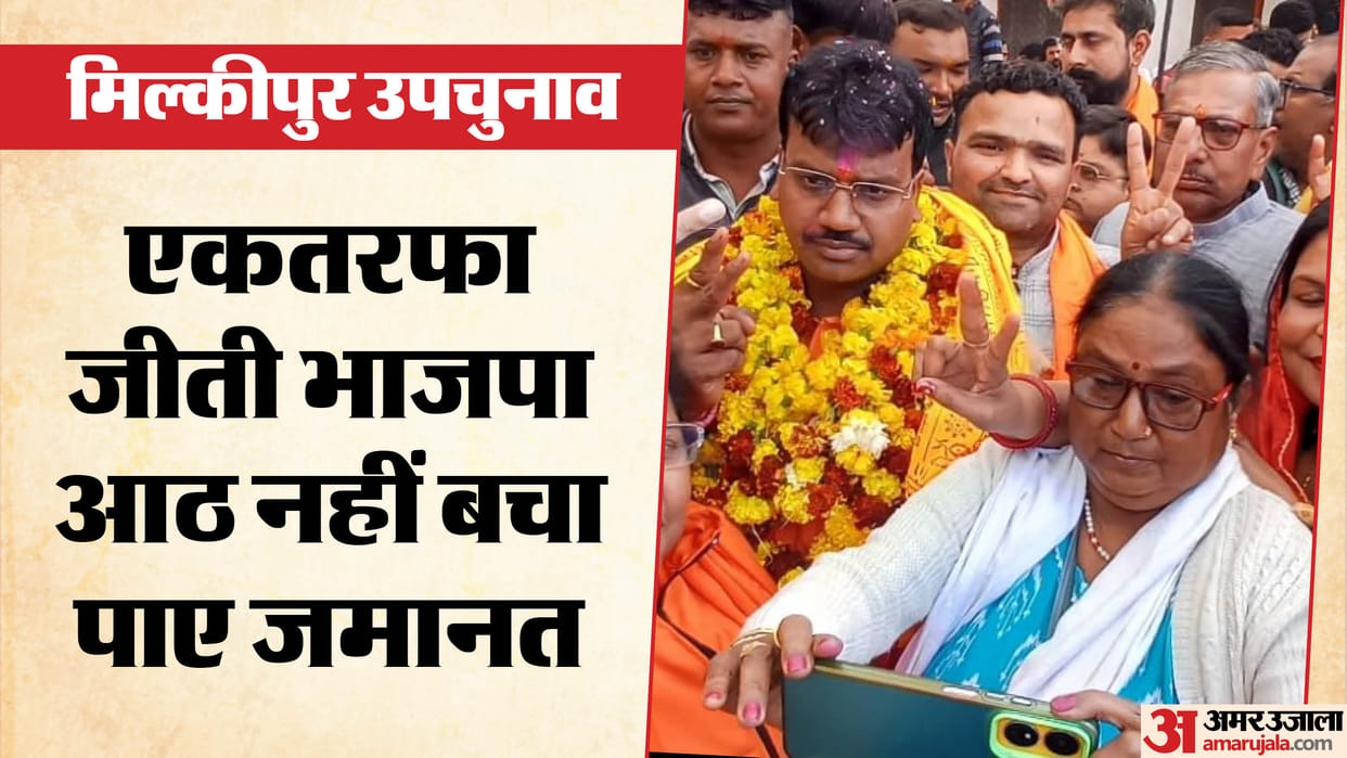 Milkipur by-election: Deposit of eight candidates confiscated, six got less votes than NOTA, this is how votes