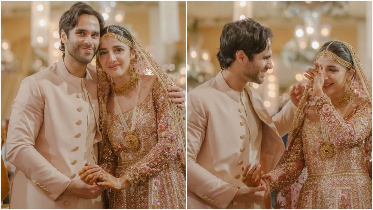 Who is pakistani actress Mawra Hocane Husband Ameer Gilani Sanam Teri Kasam star shares her wedding photos