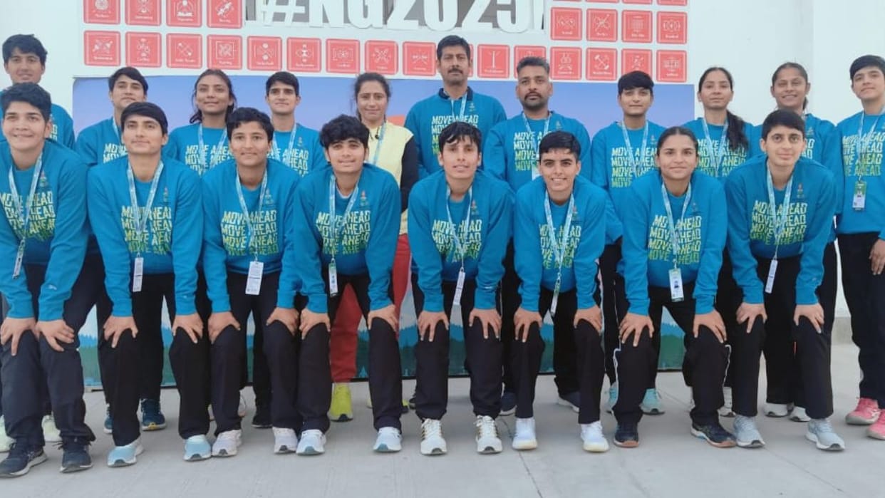 Himachal State women handball team wins second victory in National Games, defeats UP by 50-14 margin
