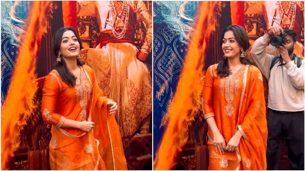 Rashmika Mandanna Recovers From Leg Injury Joins Vicky Kaushal At Chhaava Promotions