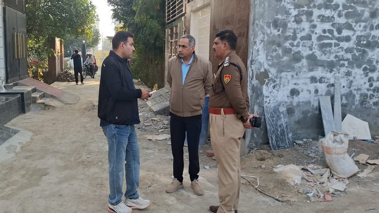 young man was shot dead with five bullets in broad daylight, the incident took place in Pragati Nagar, Sonipat
