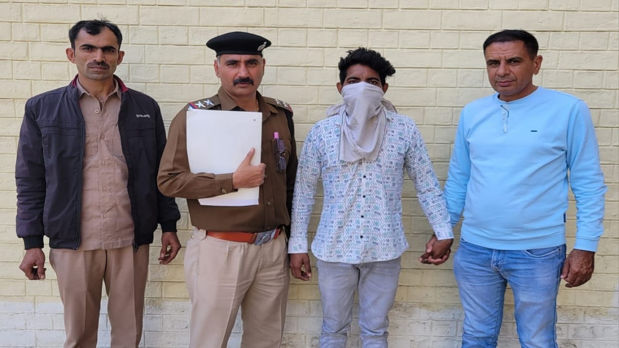 Haryana: One accused arrested in the case of murderous attack on Jhajjar police party